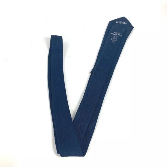 LOUIS VUITTON M77007 Cravat Vivienne Accessories Necktie silk Navy - Picture 4 of 10